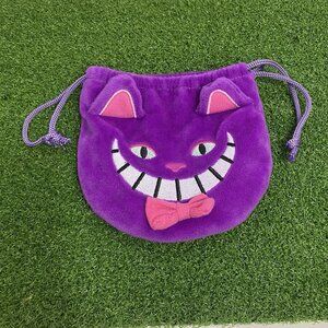Alice in Wonderland on Wednesday Cheshire Cat Mini Drawstring Bag Pouch